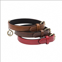 Oil Pu Leather Dog Collar